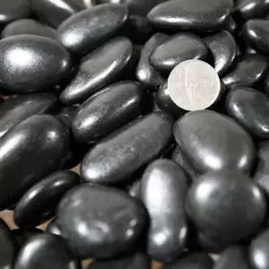 우화석 검정 광택(유광) 3kg/ 혼합광택유광 3kg (돌 자갈 조경 인테리어 장식 천연석 마노석)