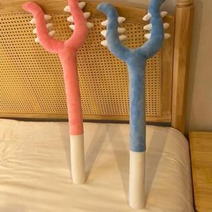 호박 모형 70cm 치이카와 플러시 배틀 스틱 우사기 성인용 고양이 잡기 장난 마법 지팡이 인형 친구들을 위한 깜짝 선물