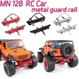 금속 전면 및 후면 바 MN128 RC 자동차 트레일러 업그레이드 개조된 클래식 모델 비파괴 설치