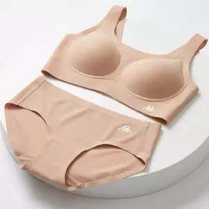 [모찌브라/입는형] 카파 여성 심리스 퓨징 브라 팬티 세트 (4colors)