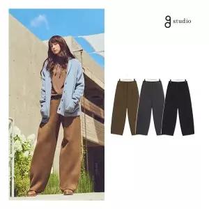지스튜디오 26FW 카멜실크 블렌디드 핸드메이드 팬츠