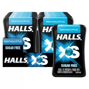 호올스 XS 멘토립터스 멘톨향 캔디 15g 12개