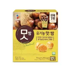 CJ 유기농 맛밤 714g (42g x 17개입)
