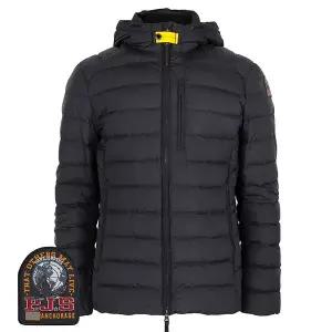 [파라점퍼스] 26FW 블랙 라스트미닛 후드 덕 다운 자켓 PMPUSL02 0541