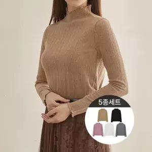 리베레츠 쥬얼 시퀀 터틀넥 풀오버 5종세트