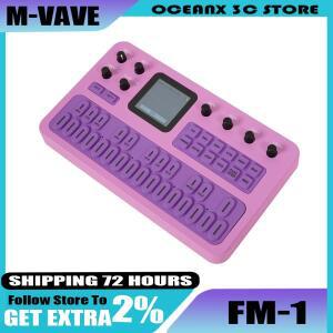 M-Vave Fm-1 휴대용 이펙트 페달 Fm 신디사이저 12시간 배터리 6-오퍼레이터 32-알고리즘 128 프리셋 내장