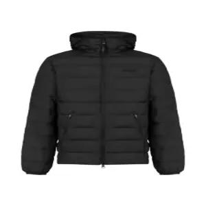 아이더 EIDER POP UNI 경량 후드 퀼팅 자켓 Black