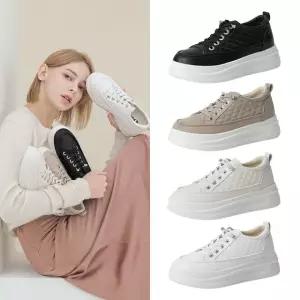 [eTV] 올리 제시 퀄팅 키높이 쿠션 스니커즈 6cm