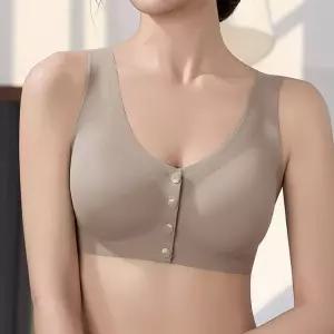 빅사이즈앞단추브래지어 여자 브라탑 프론트훅 브라
