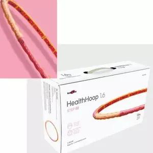 지압훌라후프 헬스 홈트 복부 운동 후프 핑크 1.6kg