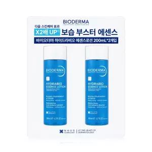 바이오더마 하이드라비오 에센스 로션 200ml, 2개 - R