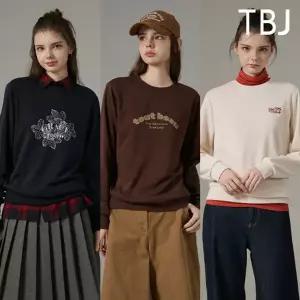 [티비제이]26FW 여성 아트웍 융기모 스 3종