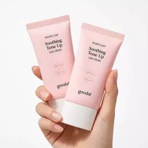 [핑크톤업] 구달 맑은 어성초 진정 수분 톤업 선크림 50ml 1+1 기획