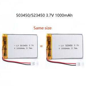 503450 / PS4  카메라  블루투스 스피커용 1000mAh 3.7V 폴리머 리튬 충전지 배터리