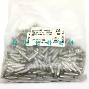 BK1/S501-6.3A  수입산 BUSS 세라믹 퓨즈 튜브  F6.3AH250V  5 x 20  고속 용융 속도
