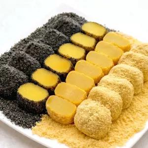 40년전통 리만월 쌀카스테라 흑임자 호박인절미 2종 600g