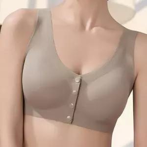 (올핀)빅사이즈 브라탑 프론트훅 여자 앞단추 브라