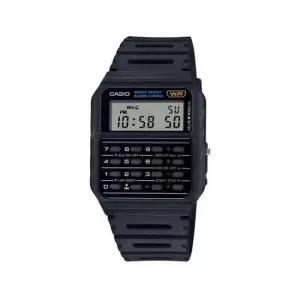 카시오 CA-53W-1Z 데이터뱅크 계산기 디지털 공용 우레탄 시계