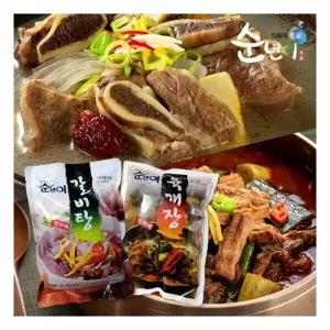 순년이 갈비탕600gx3팩+육개장600gx3팩