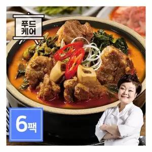 든든한끼 빅마마이혜정의 얼큰우거지갈비탕 500g 6팩