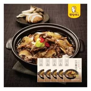 원할머니 명품버섯뚝배기불고기 410g 5팩