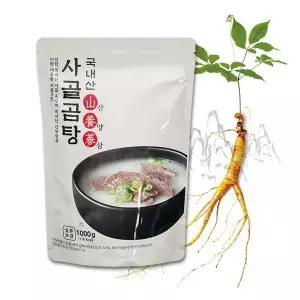 국내산 산양삼 사골곰탕 1kg x 10팩