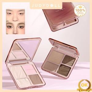 Judydoll 하이라이터 & 컨투어 팔레트 매트 쉬머 스컬프트 디파인 내추럴 피니시 코 턱라인 초보자