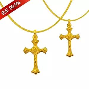 [골드모아]순금 십자가 목걸이 15g 24k [8204]