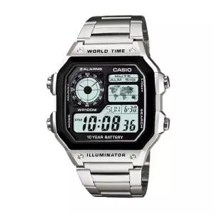 카시오 AE-1200WHD-1A 정품 남성 메탈 스포츠 손목 시계