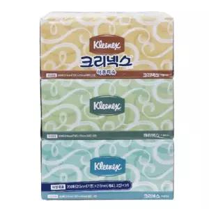 [하프클럽/오티마트]크리넥스 미용티슈 콤비 200매 3팩