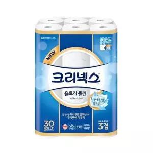 [하프클럽/오티마트]크리넥스 휴지 울트라클린 3겹 30롤