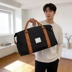 캔버스 보스턴백 캐주얼 수납가방 여행용 운동용 대학생 등교용 출장용 여행가방