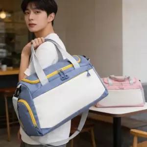 보스턴가방 투톤컬러 스포츠 여행가방 헬스 운동용 보조가방 트래블백 수납 여행가방