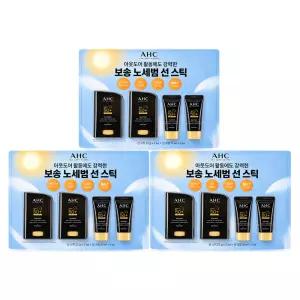 AHC 마스터즈 에어리치 선스틱 22g 2개 + 선크림 10ml 2개 3세트