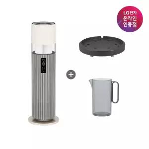LG 퓨리케어 오브제컬렉션 하이드로타워 프리미엄 정수가습기 HY706RSUABM 급수비커 무빙휠 세트