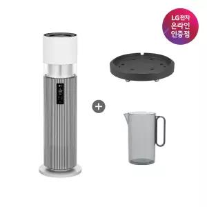 LG 퓨리케어 오브제컬렉션 하이드로타워 프리미엄 정수가습기 HY706RWUABM 급수비커 무빙휠 세트