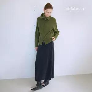 애드아보아 [온플] 26FW 준소모울100 랩스커트