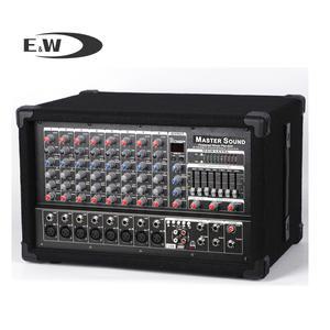 MPX-6000 파워드믹서앰프 스테레오 이펙터내장 USB플레이어 내장 600W