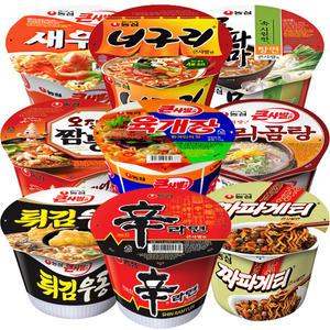 큰사발 8개씩 골라담기/신라면/너구리/새우탕