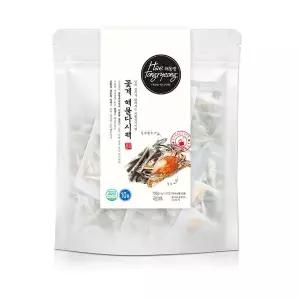 [해통령]꽃게 해물 다시팩 150g (친환경 생분해 티백 15gx10개)