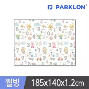 파크론 뽀로로 숫자놀이 웰빙 놀이방매트 185x140x1.2cm 거실 보온 유아 유치원 어린이집 놀이방