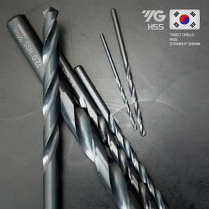 YG 철공용 HSS 스트레이트드릴날 1.5mm 기리 전동드릴날 쇠 철기리 철판 철골조 천공 타공 (1mm~12.7mm)