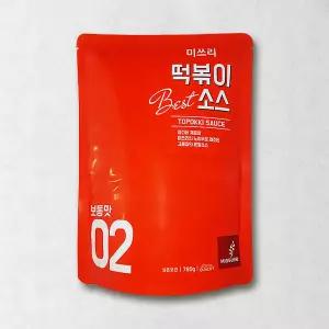 미쓰리 떡볶이소스 분말 보통맛 2단계 780g x 1개 업소용 30인분 분식집 창업 옛날맛