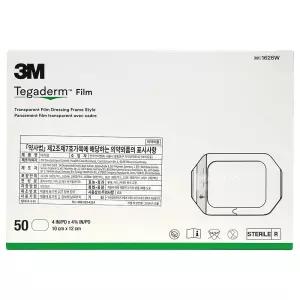 3M 테가덤 1626W (10cm×12cm) 50매/멸균필름/흉터방지/상처밴드/일회용밴드