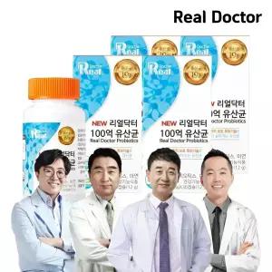 [리얼닥터] 포스트바이오틱스 100억 유산균 30캡슐 4개 (4개월분) 장건강 유산균 온가족 프로바이오틱스