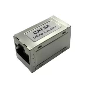 쉴드 CAT6A 10G 커플러 RJ45 8핀 인터넷 랜선 STP UTP 노이즈 차폐 네트워크 랜케이블 커넥터 길이 연장 잭