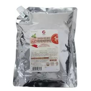청정원 토마토와 레드페퍼 아라비아따 스파게티 소스 2kg 1개