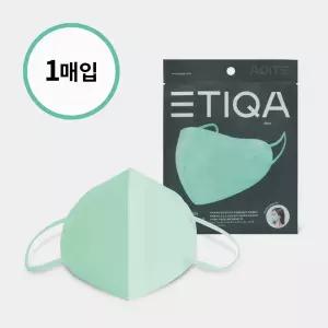 에티카 에어웨이 라운드 베이직 에이 민트 중형 1매입 일회용마스크