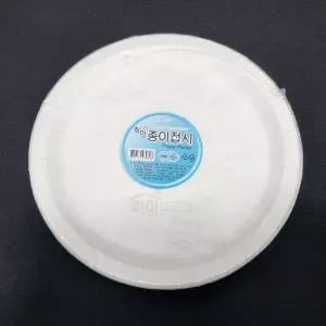 국산 일회용 종이접시 원형 23cm 10개입