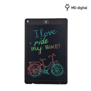 엠디디지탈 컬러 LCD 노트 전자보드 메모장 12 블랙 전자노트 eNOTE 12전자노트 블랙전자노트